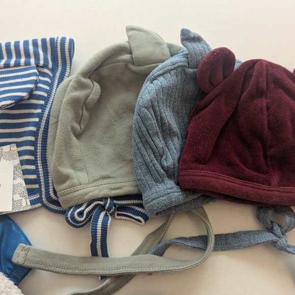 Baby Clothing Bundle with Kate Quinn Hats H&M Organic Cotton 0-3 Months - Picture 9 of 10